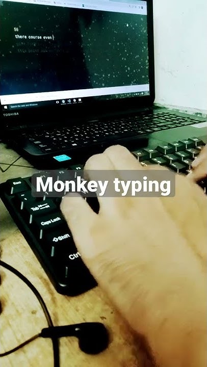 monkey typing begginer # monkey type #learning #typing - YouTube