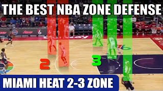 Miami Heat 2-3 ZONE DEFENSE Breakdown - The best Zone Defense in the League