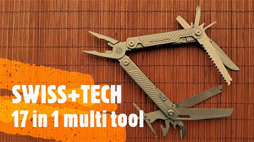 ᐉ SWISS+TECH 17 in 1 multi tool