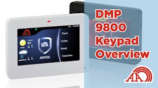 DMP 9800 Touchscreen Keypad - Keypad Overview