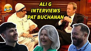 Ali G Interviews Pat Buchanan! British Family Reacts
