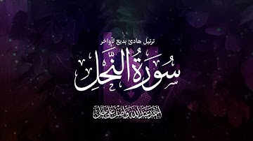 وضرب الله مثلا قرية كانت آمنة | ترتيل هادئ بديع لأواخر سورة النحل #واصف_علي_خان