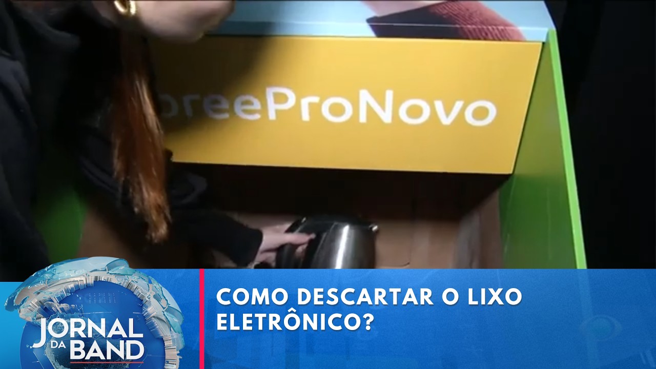 Brasil produz 2 milhões de toneladas de lixo eletrônico por ano  | Jornal da Band