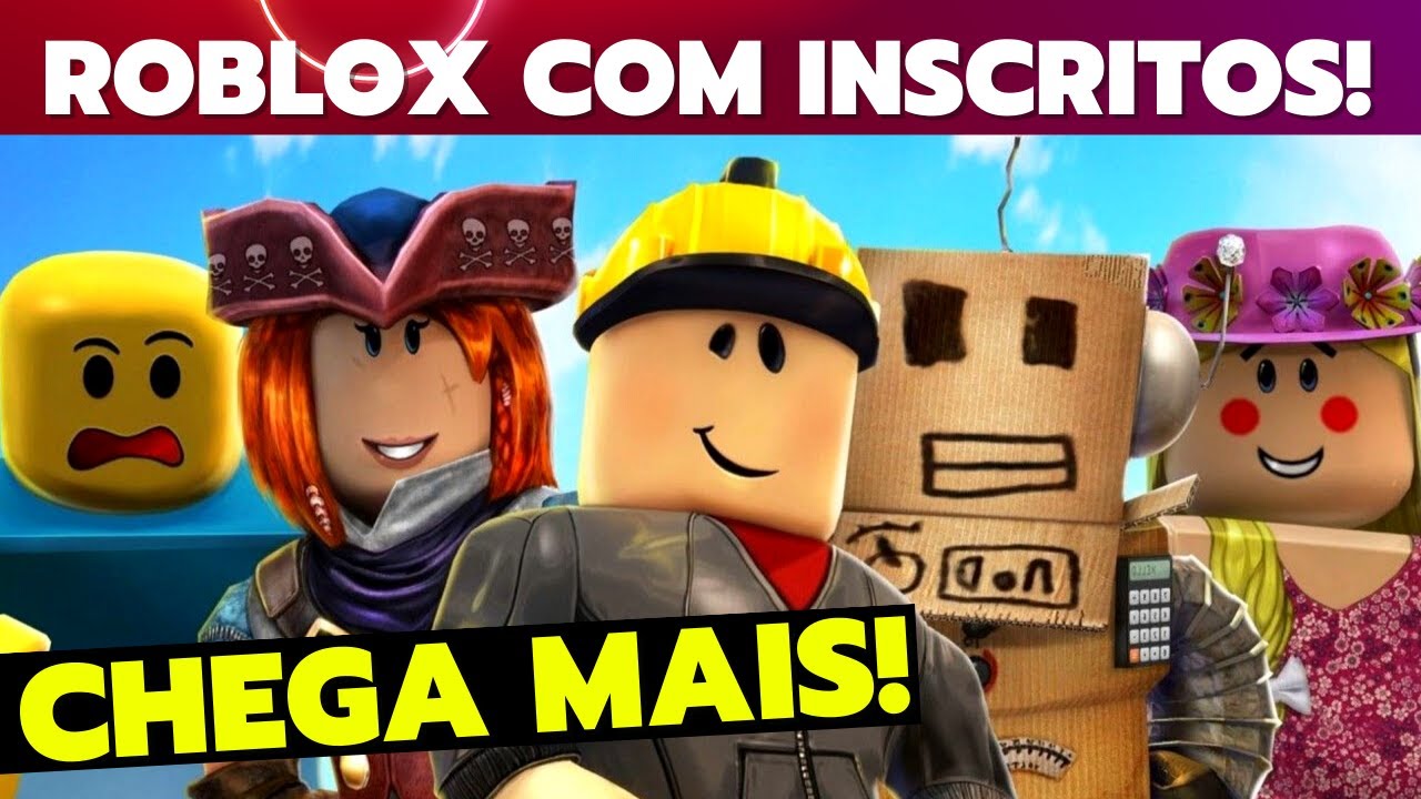 LIVE ROBLOX - BORA JOGAR- JOGANDO COM INSCRITOS - ROBLOX 