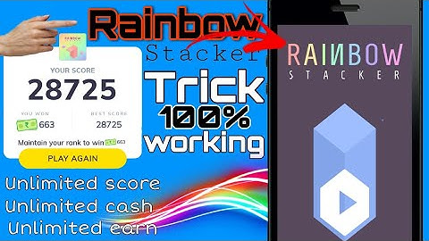 MX Player Rainbow Stacker game hack trick || #maalik. || MX player new game hack trick 2021