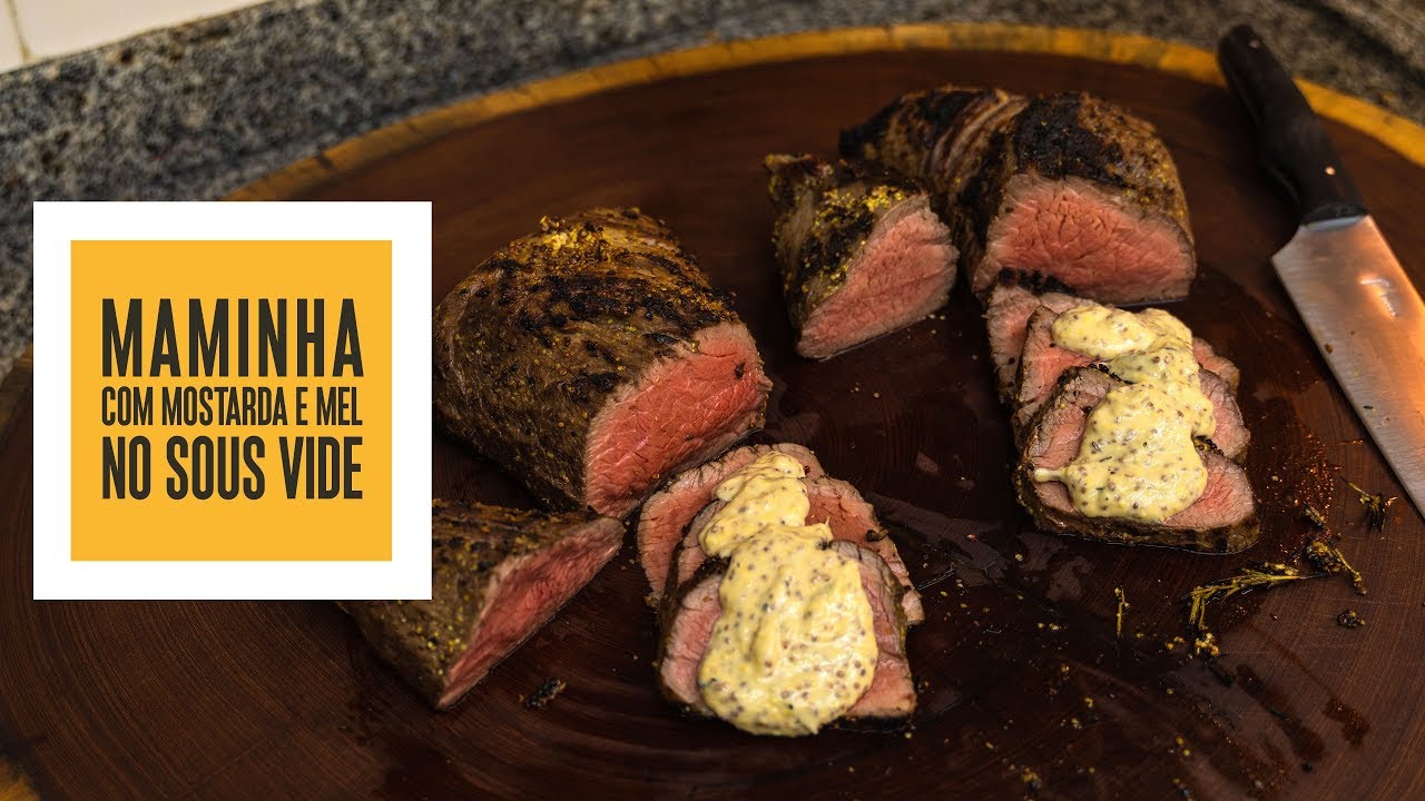 Maminha com Mostarda e Mel no Sous Vide finalizada da FLAME | Só Vide #222