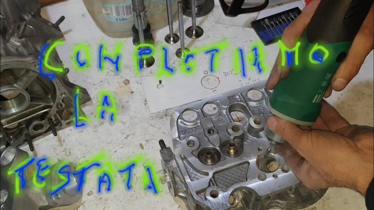 Fiat 500 - 8° parte - Completamento lavori testata e collettore. Elaborazione fai da te.