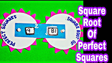 Maths Working Model| Square root model| Square root project| Maths project| Maths model|