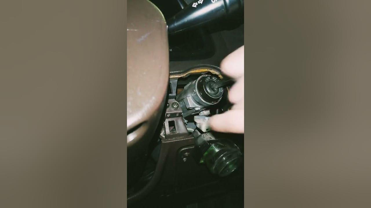 Как снять замок зажигания марк 2 90