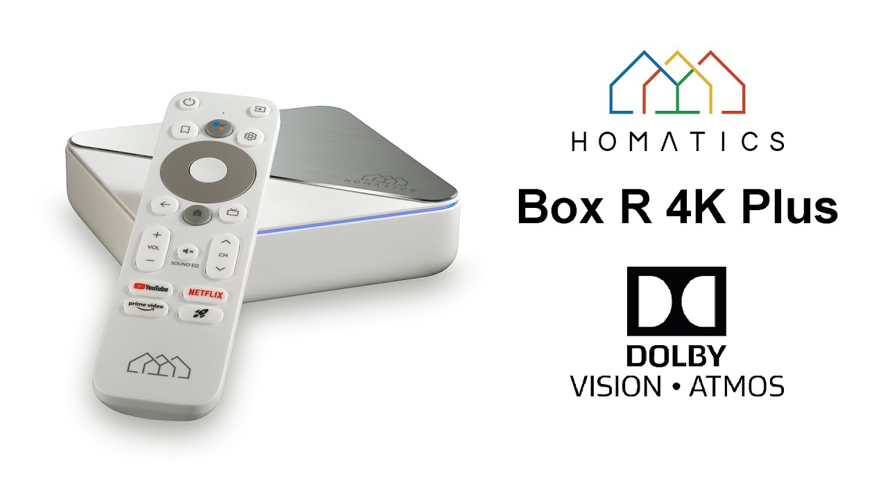 돌비 비전과 애트모스가 모두 지원되는 프리미엄 안드로이드TV OTT 셋톱박스 호매틱스 Box R 4K Plus 언박싱 - YouTube