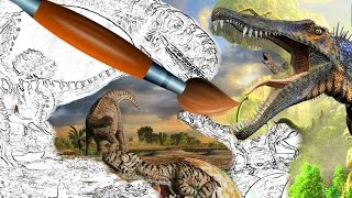 Dinosaurs Coloring Book  - Pages Video For Kids Episode 3 screenshot 5