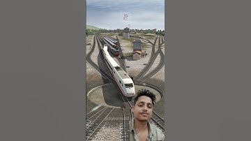 5 Kereta Api Cepat Melintasi Antrian Persilangan Turntable Kereta #train #railway #railtrack #shorts