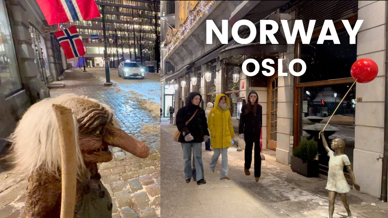 Stockholm, Svezia | Map | Passeggiata sulla Neve 4K