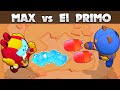 💖MAX Cony VS EL PRIMO Brown🤎1vs1💗Brawl Stars