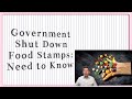 Another Government Shut Down at the End of the Month | Food Stamp Beneficiaries Need to Know This