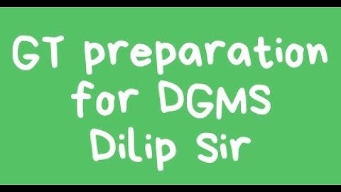 Gas testing preparations: lecture 2