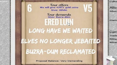 DaC V5 - Ered Luin 6: Elven Diplomacy and Angmar