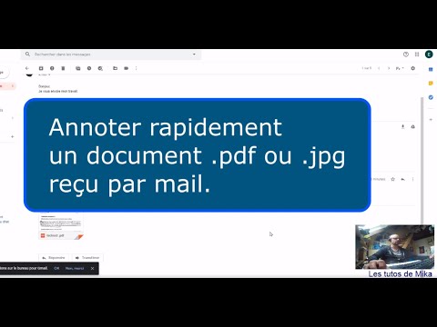 Annoter un document jpg ou pdf  reçu par mail