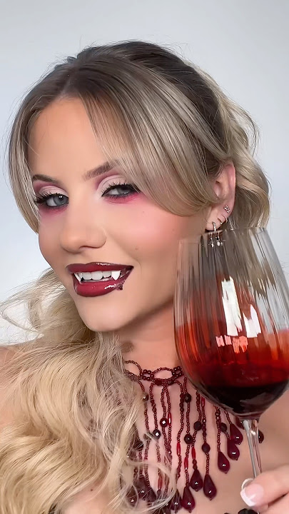 VAMPIRE GLAM for halloween 🧛🏻‍♀️🩸🥀