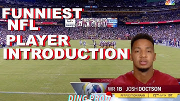 Funniest NFL Player Introductions
