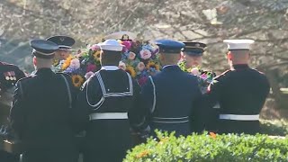 Former First Lady Rosalynn Carter's casket arrives at The Carter Center to lie in repose