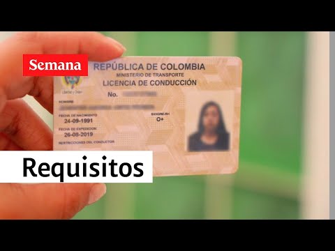 ¿Cuáles serán los requisitos para adquirir la licencia de conducción?