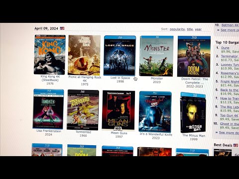 Blu-ray / Dvd Tuesday Shopping 4/9/24 : My Blu-ray Collection Series @coolduder