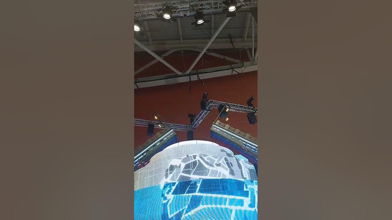 Развод Дворцового моста на выставке павильон России Санкт-Петербург 75 ...