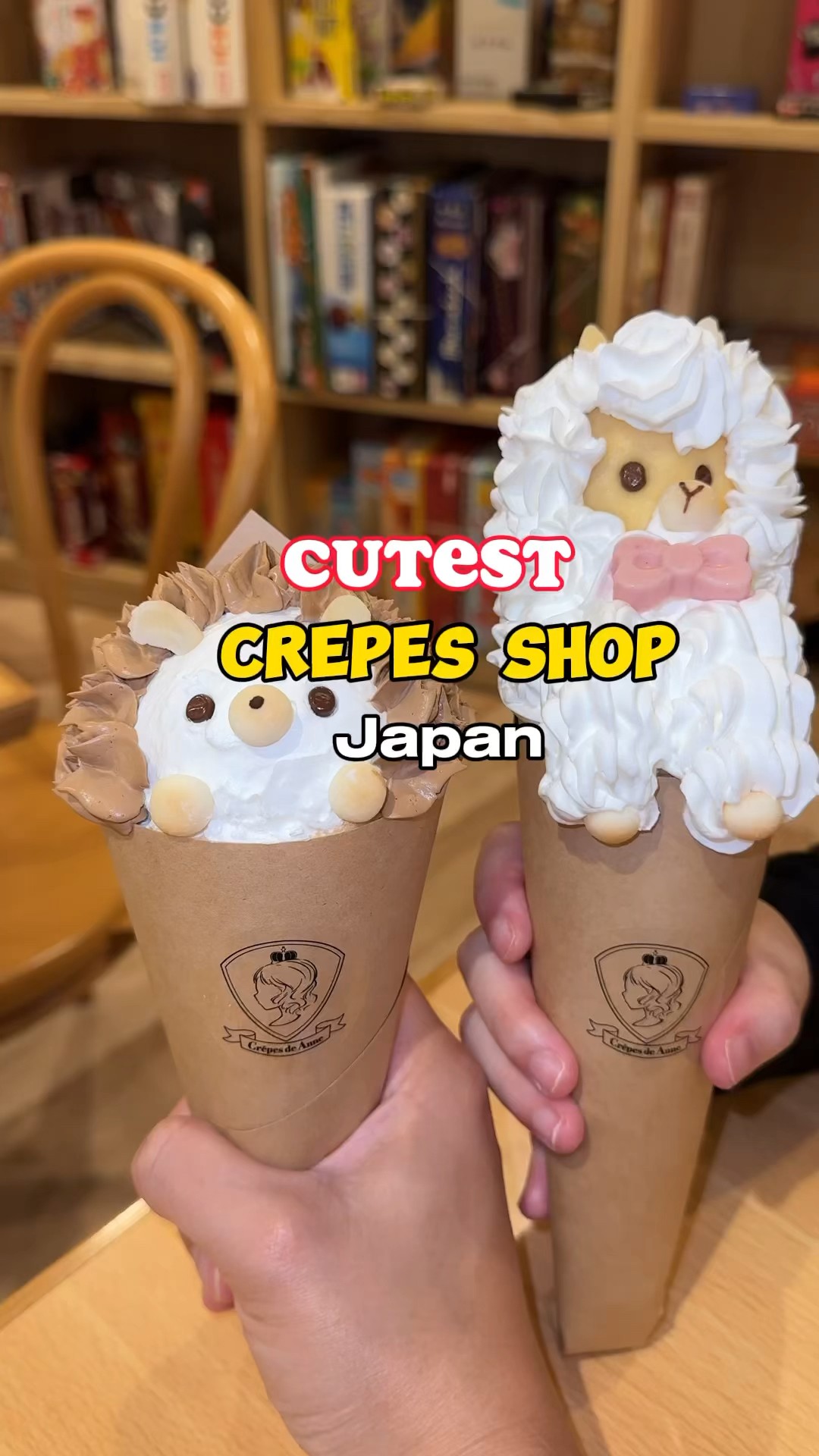 Cutest crepes in Japan! Alpaca or Hedgehog crepes?🦙🦔 - YouTube