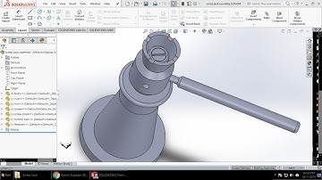 How to Assemble Screw Jack Parts in Solidworks - MDM Lab