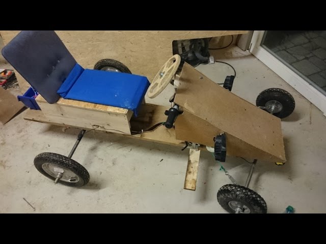 Selbstgebautes Elektroauto 36km H Youtube