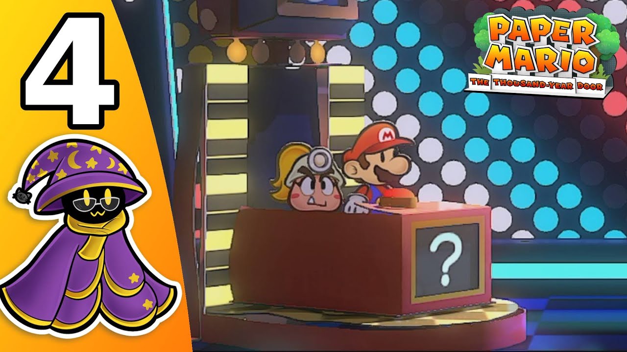 Fight Thwomp Paper Mario: The Thousand Year Door Part 4 - Shhwonk's Fortress - YouTube