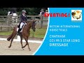 Isabelle cook and mexican law cci 3 star long yr dressage bicton international horse trials 2023