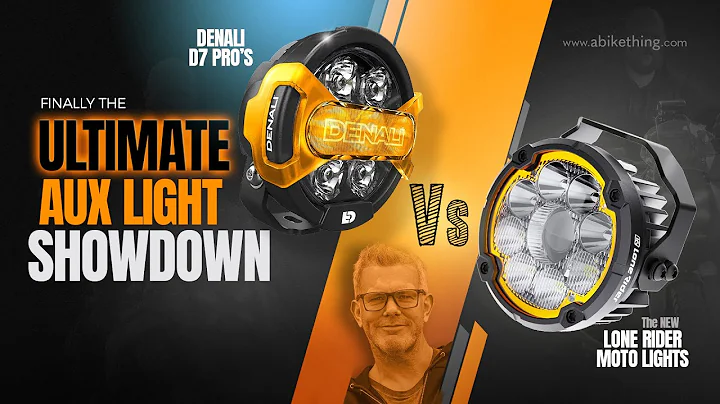 Lone Rider Moto Lights Vs Denali D7 Pro's