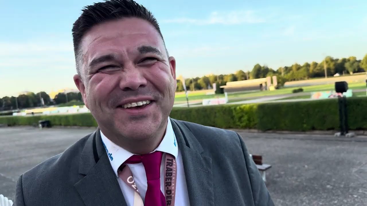 10.08.2025 Berlin Mariendorfs Moderator Nicolai Laaser über die ersten Tage des Derby-Meetings