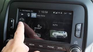 Uconnect 6.5" live menu on Jeep Renegade MY 2017 screenshot 4