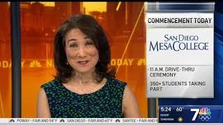 KNSD-SD: San Diego Mesa College Commencement Today