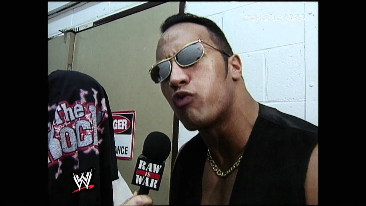 The Rock Booker T Promo The Rock Promo Raw 9/20/99