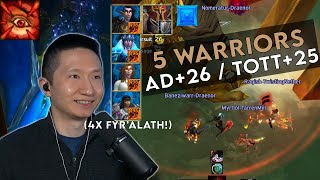 5 Warriors vs +26 Atal'Dazar & +25 Throne! - Dragonflight Season 3