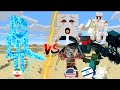 STAR POWER TITAN VS ALL TITAN MOBS| Minecraft Mobs Battle