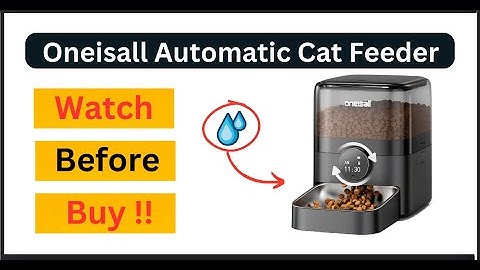 oneisall Automatic Cat Feeder Review | Watch Before Buy |