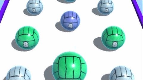 BALL MERGE 2048 - All Levels Gameplay IOS (Levels 86 -87)