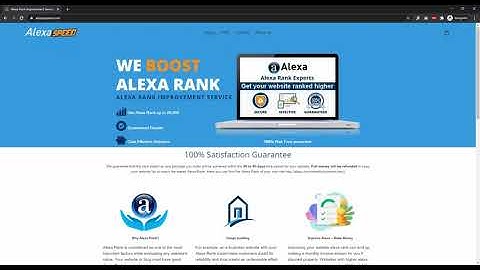 How to Improve Alexa Ranking Quickly -  Alexa Rank Booster Service