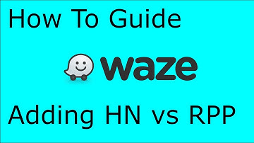 Waze Map Editor House Numbers vs Residential Point Place