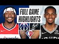 Washington Wizards vs. San Antonio Spurs Full Game Highlights | NBA Season 2021-22