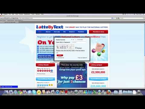 Lottobytext How to login.mov