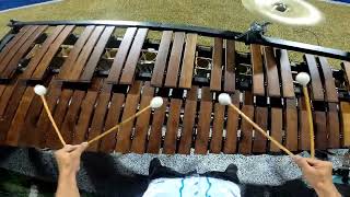 BLUECOATS 2022 CENTER MARIMBA HEADCAM || Riffs & Revelations