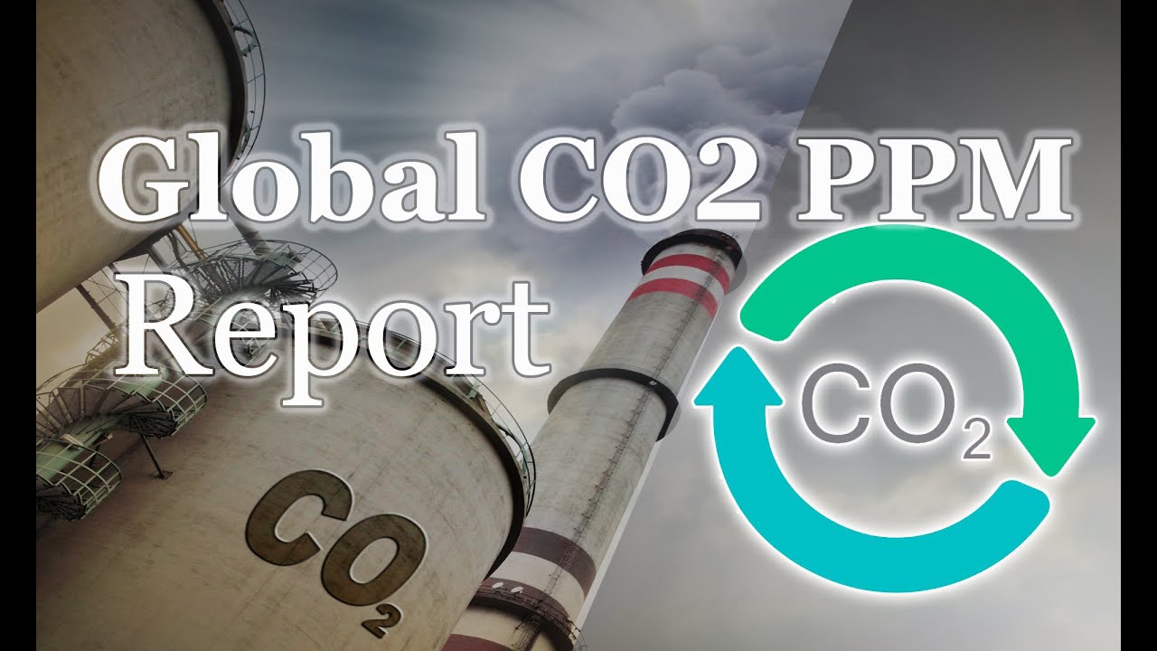 Global Atmospheric CO2 PPM Level Growth (TIMELAPSE)