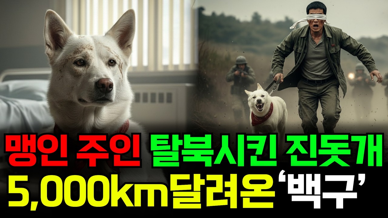 사람보다 개가 낫다. 맹인 데리고 두만강 건넌 백구 미쳤다...