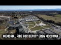 Memorial Ride For Blount County Sheriff Deputy Greg McCowan